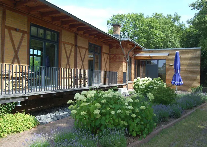 度假居 Bahnhof Langenbieber 霍夫比伯